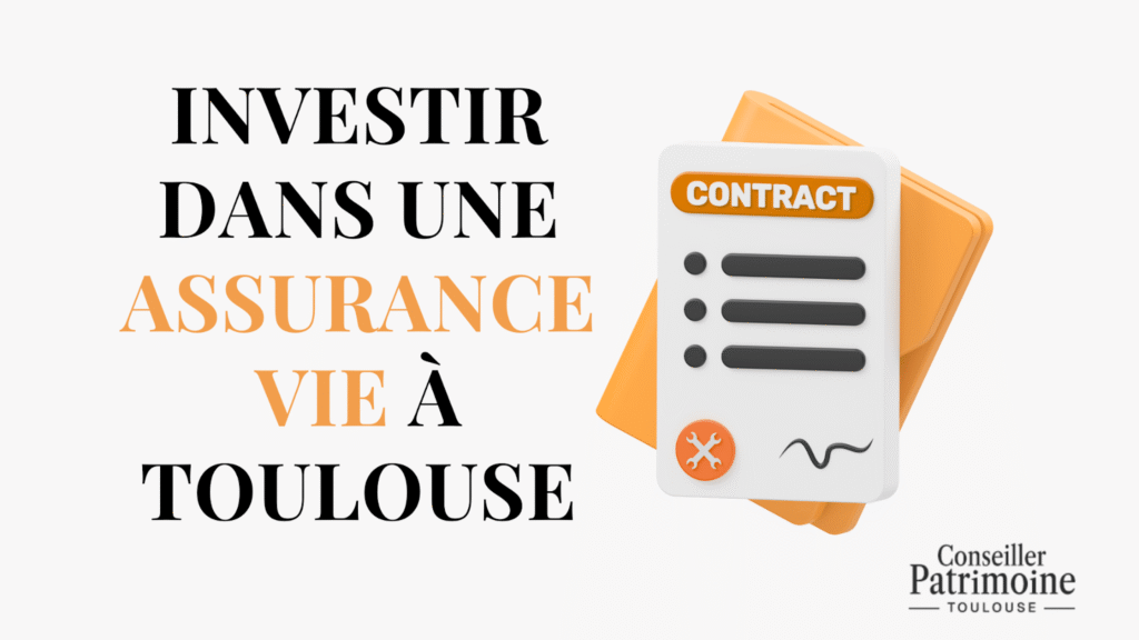 Assurance vie Toulouse – visuel contrat d’assurance vie avec logo Conseiller Patrimoine Toulouse