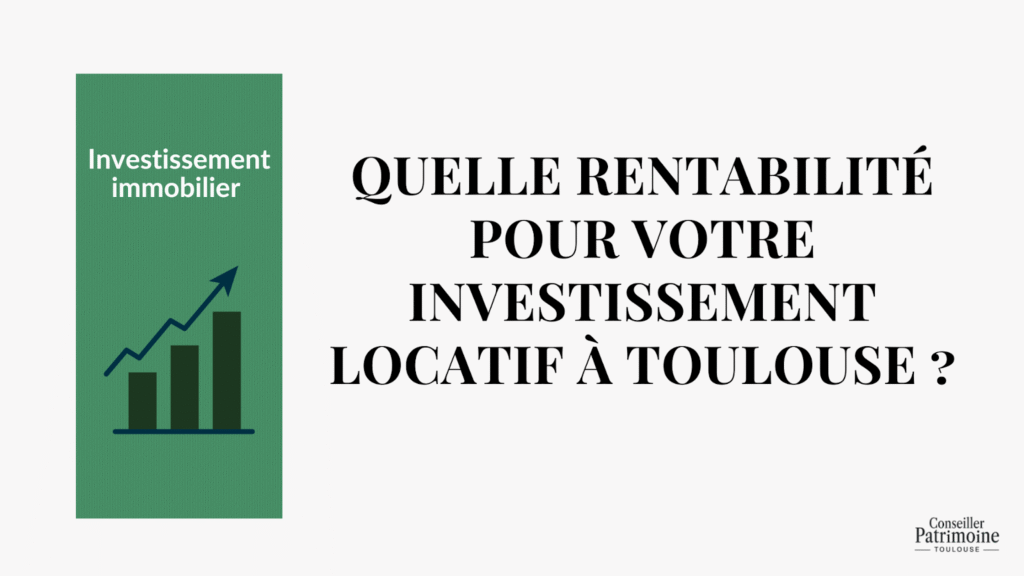 Investissement locatif Toulouse – graphique illustrant la rentabilité moyenne des investissements immobiliers à Toulouse selon le type de bien