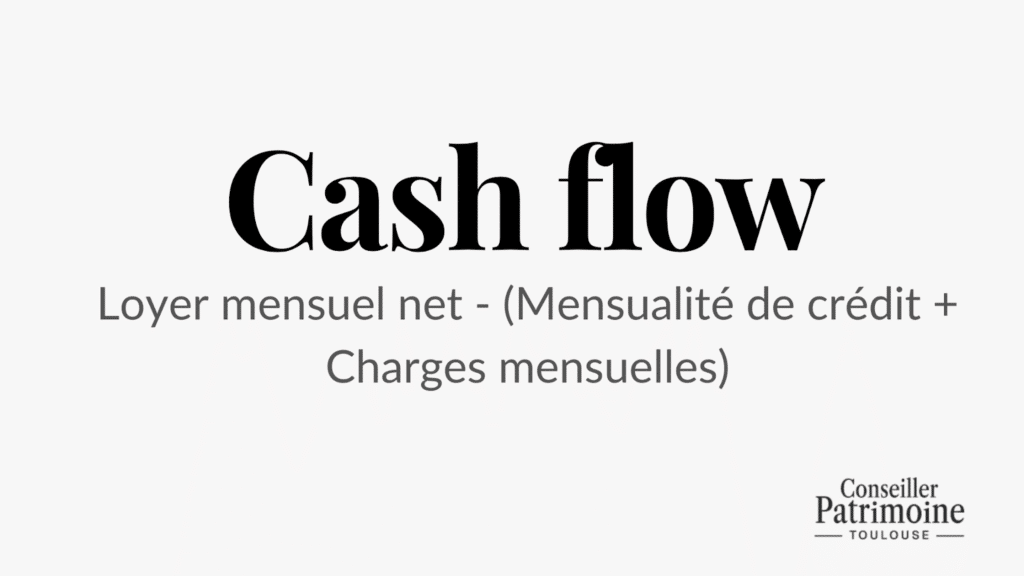 Investissement locatif Toulouse – illustration du calcul du cash flow mensuel selon les loyers perçus et les charges à Toulouse