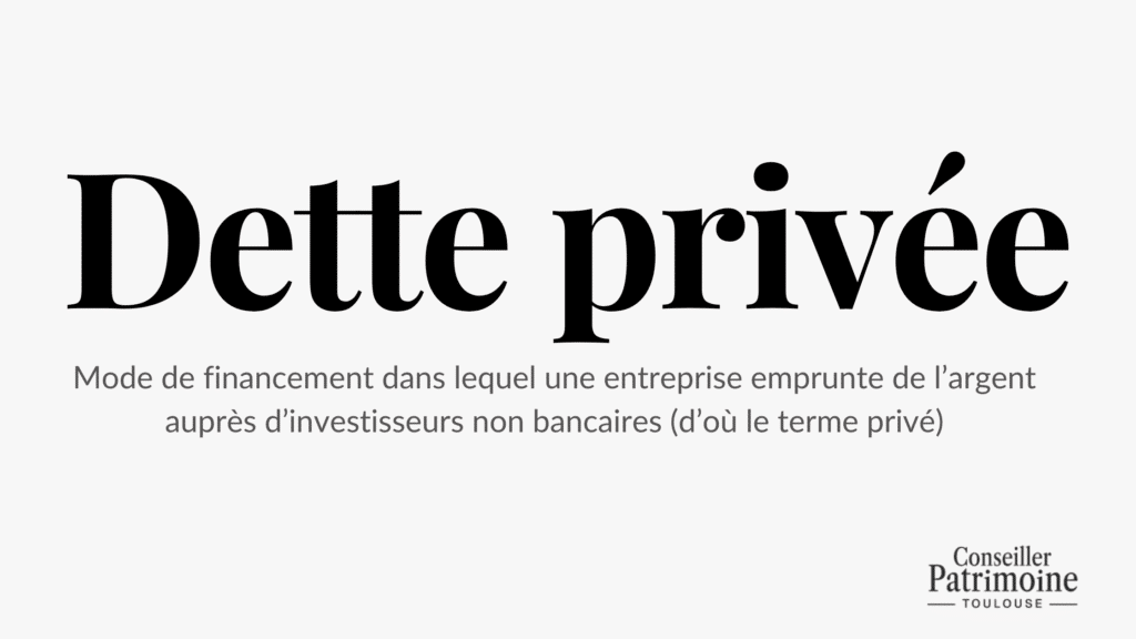 dette privee definition