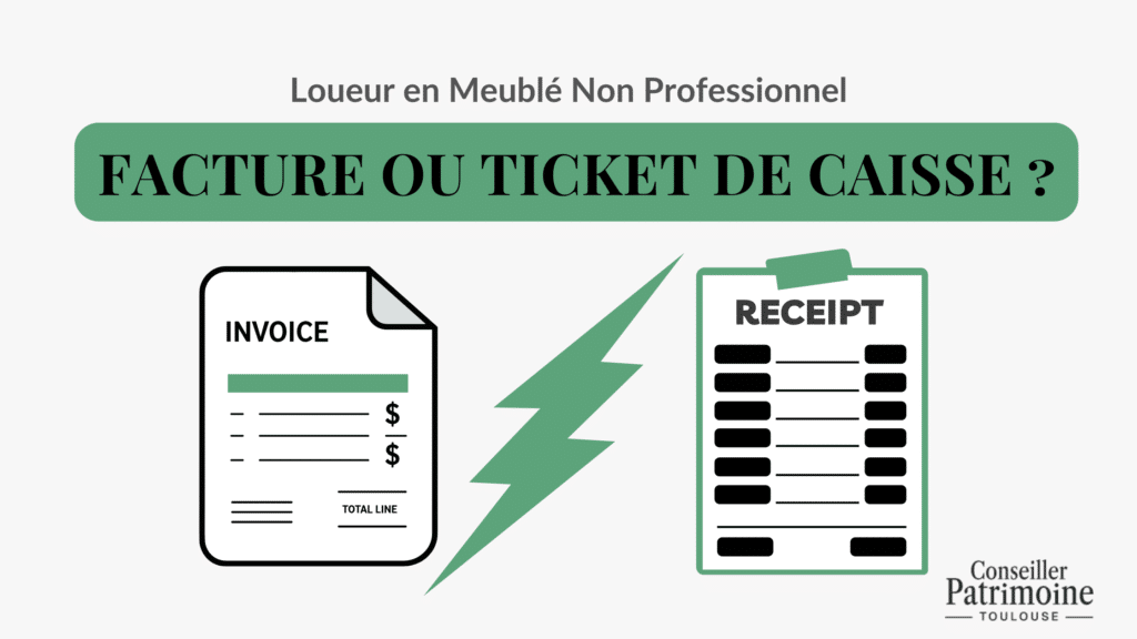 facture ou ticket de caisse lmnp