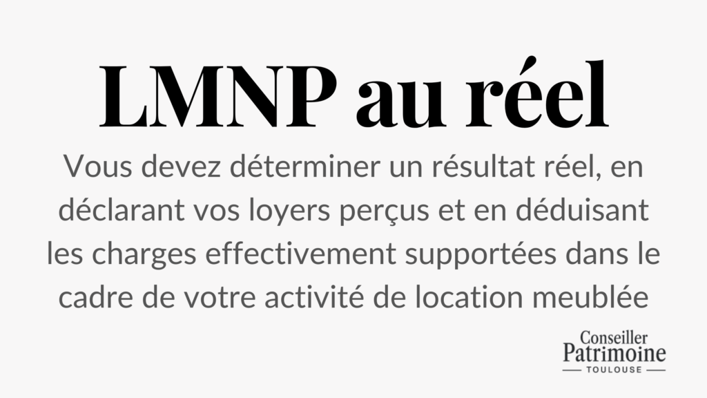 lmnp au reel justificatif