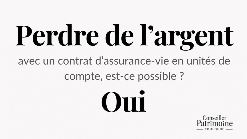 risques uc assurance vie