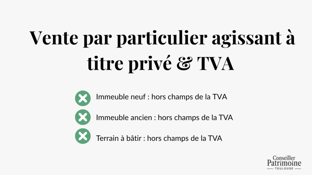 vente immo particulier tva