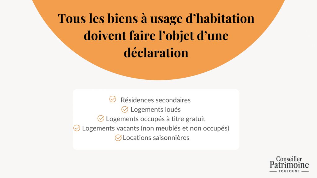 biens immobiliers a declarer